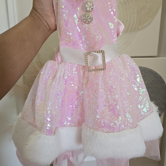 Amazon Kids Pink Sequin Costume Dress - Picture 5 of 8